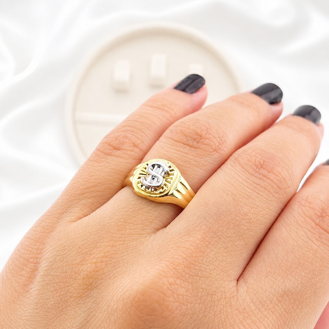 Anillo Hombre Oro 10k Italia 27322
