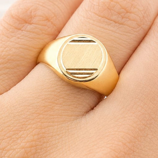 Anillo Hombre Oro 10k Italia 27320