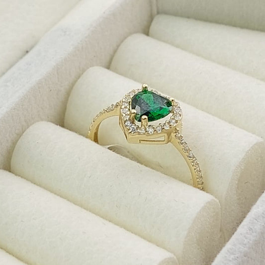 Anillo Dama Promesa CZ Oro 10k 27358