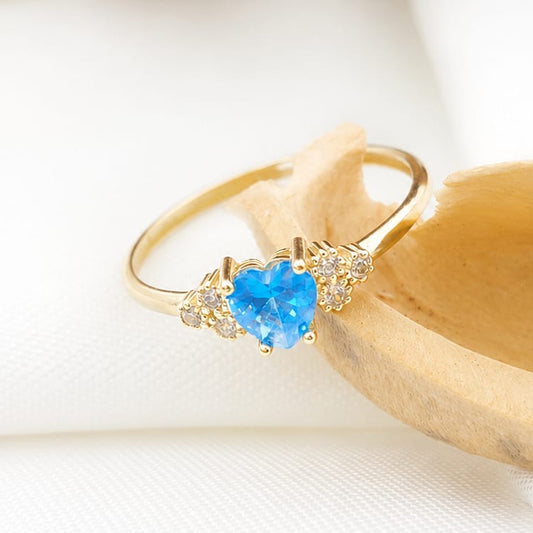 Anillo Dama Promesa CZ Oro 10k 27350