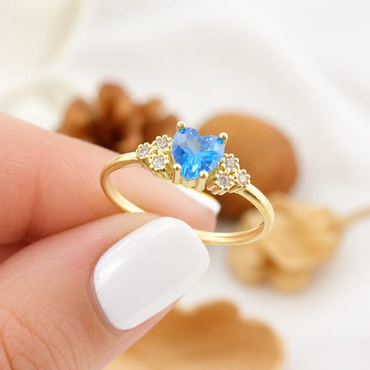 Anillo Dama Promesa CZ Oro 10k 27350