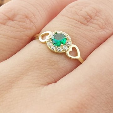 Anillo Dama CZ Oro 10k 27362