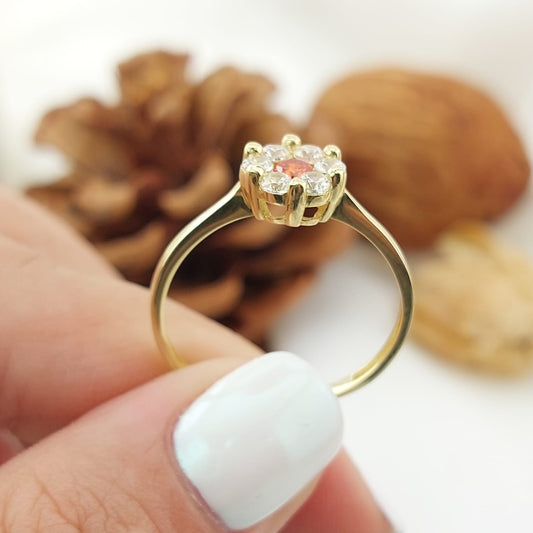 Anillo Dama CZ Oro 10k 27353
