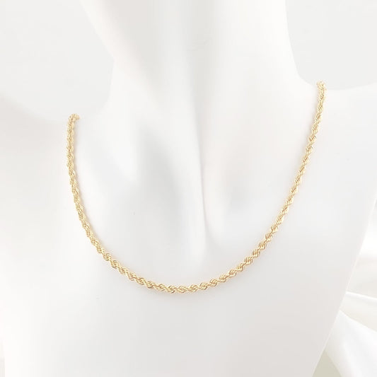 Cadena Cordón 50cm/3mm Oro 10k Italia 27398