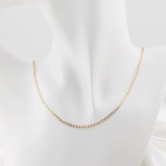 Cadena Grumett 50cm/3mm Oro 10k Italia 27397