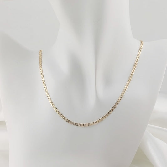 Cadena Grumett 45cm/3mm Oro 10k Italia 27395