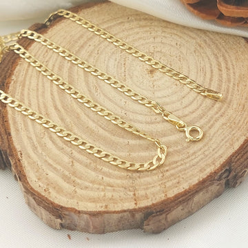 Cadena Grumett 45cm/3mm Oro 10k Italia 27395