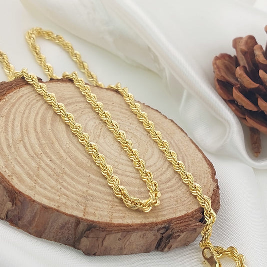 Cadena Cordón 55cm/4mm Oro 10k Italia 27399