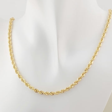 Cadena Cordón 55cm/4mm Oro 10k Italia 27399
