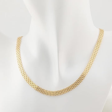 Cadena Bismark 50cm/6mm Oro 10k Italia 27403