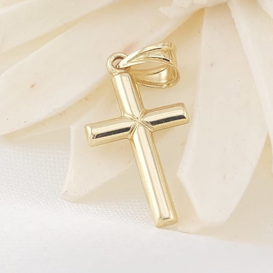 Dije Cruz 18mm Oro 10k 27418