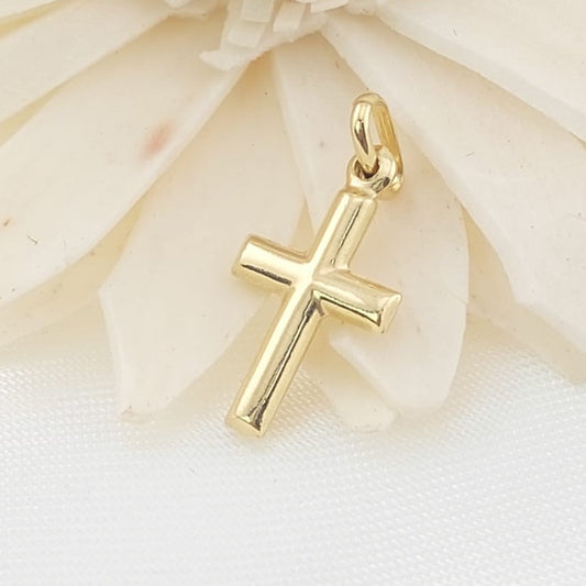 Dije Cruz 15mm Oro 10k 27419