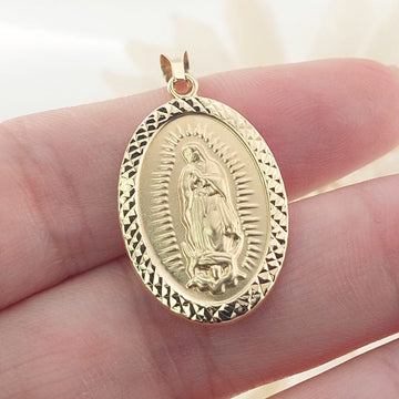 Dije Virgen 24mm Oro 10k 27424