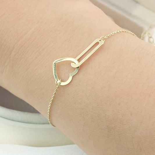 Pulsera Dama 15-17cm Oro 10k 27436