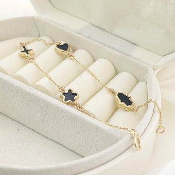 Pulsera Dama 19cm Oro 10k 27434