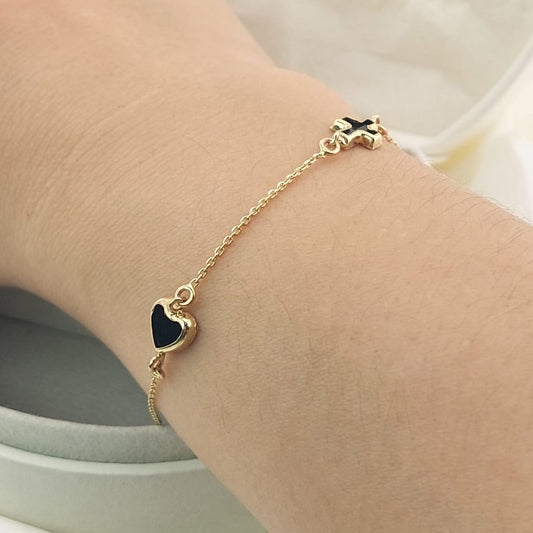 Pulsera Dama 19cm Oro 10k 27434