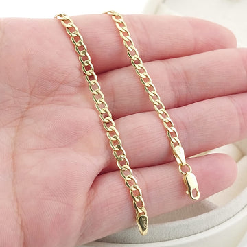 Pulsera Gurmett 19cm/3mm Oro 10k 27430