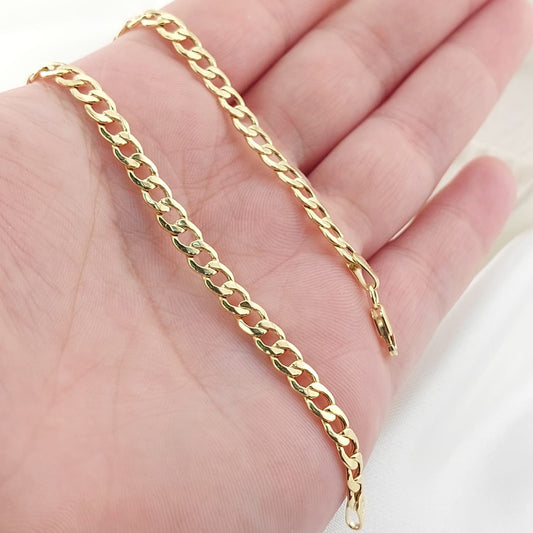 Pulsera Gurmett 20cm/4mm Oro 10k 27433