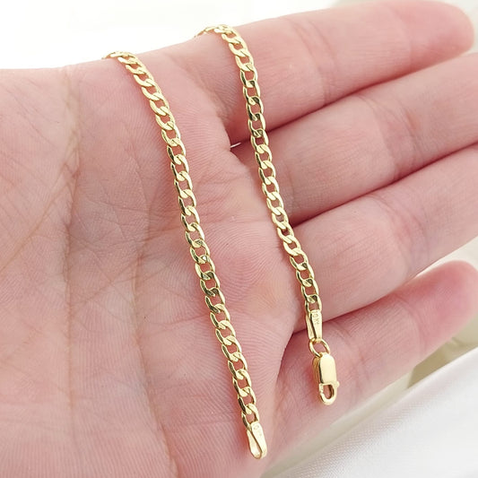 Pulsera Gurmett 19cm/2.5mm Oro 10k 27431