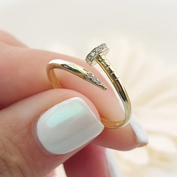 Anillo Casual Dama Oro 10k 27443