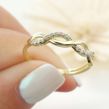 Anillo Infinito Dama Oro 10k 27447
