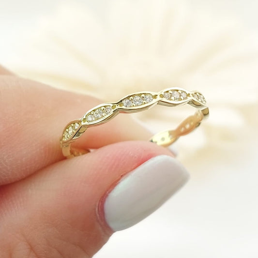 Anillo Casual Dama Oro 10k 27445