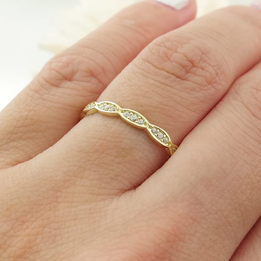 Anillo Casual Dama Oro 10k 27445