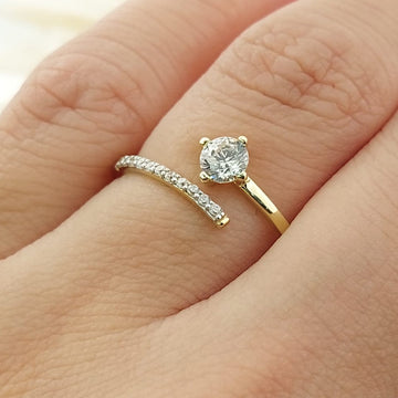 Anillo Casual Dama Oro 10k 27444