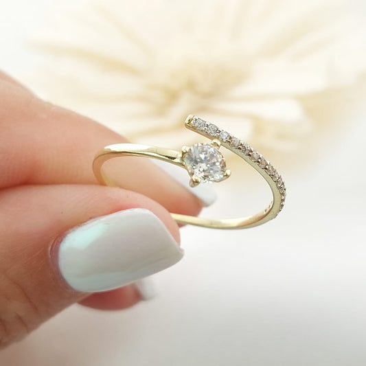 Anillo Casual Dama Oro 10k 27444
