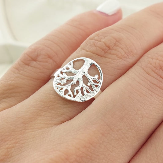 Anillo Casual Dama Plata 925 27478