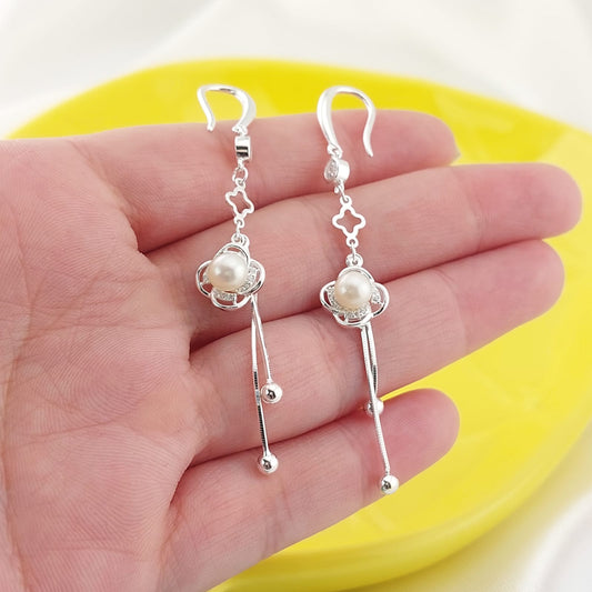 Aretes Largos 60mm Plata 925 27466