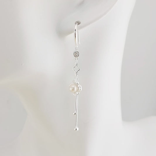Aretes Largos 60mm Plata 925 27466