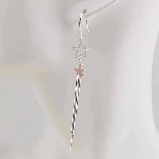 Aretes Largos 70mm Plata 925 27468