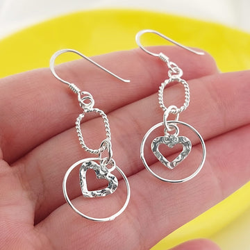 Aretes Largos 40mm Plata 925 27473