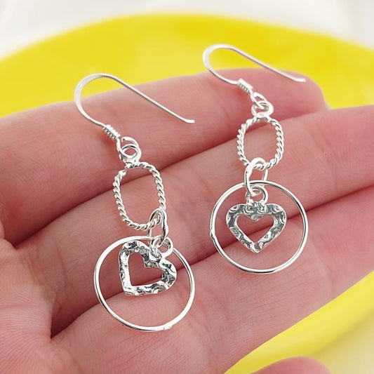 Aretes Largos 40mm Plata 925 27473