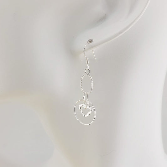 Aretes Largos 40mm Plata 925 27473