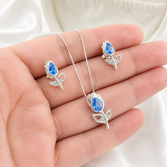 Juego Tulipán Dama Plata 925 26912