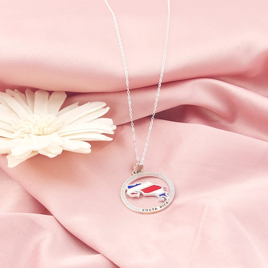 Collar Dama 50cm/ Dije 25mm Plata 925 27491