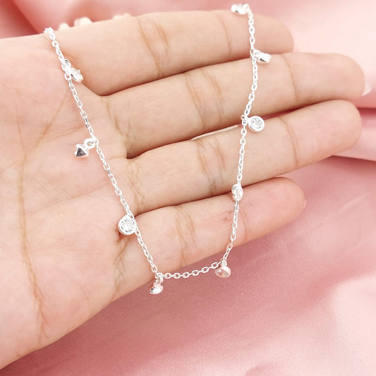 Tobillera 21-24cm Plata 925 27499