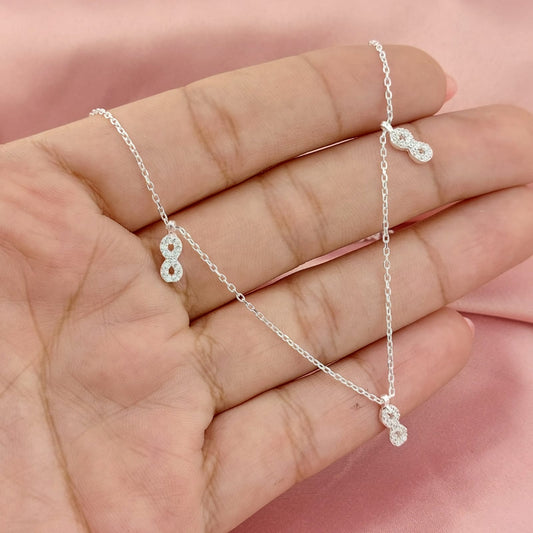 Tobillera 21-24cm Plata 925 27501