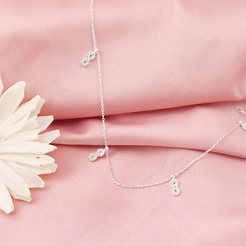 Tobillera 21-24cm Plata 925 27501