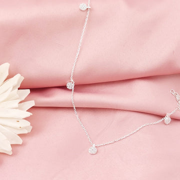 Tobillera 21-24cm Plata 925 27497
