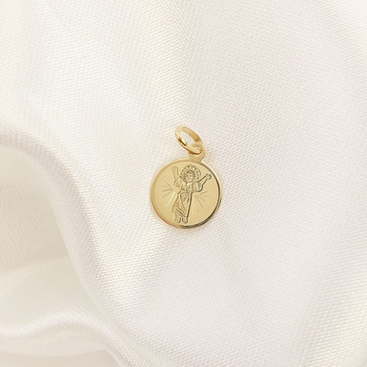 Dije Divino Niño 10mm Oro 10k 26090