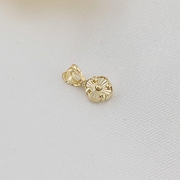 Dije Trebol Dorado 6mm Oro 10k 27516