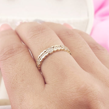 Anillo Casual Dama Oro 10k 27579