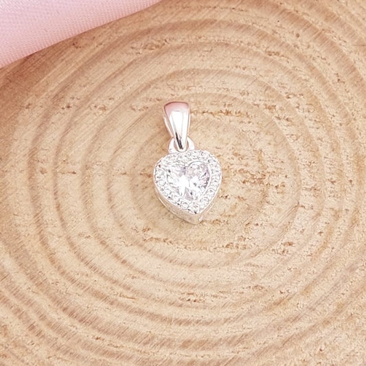 Dije Corazón 10mm Plata 925 26917