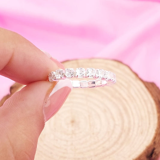 Anillo Cintillo Flexible Dama Plata 925 25995