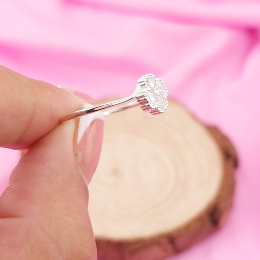 Anillo Casual Dama Plata 925 27304