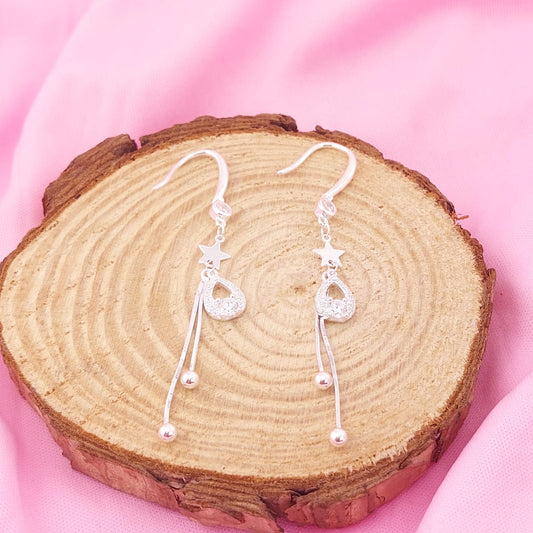 Aretes Largos 60mm Plata 925 27465
