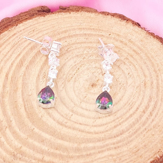Aretes Largos 30mm Plata 925 26525